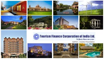 Q1FY21  Investor Presentation  1  Safe Harbor This presentation has been prepared by and is the