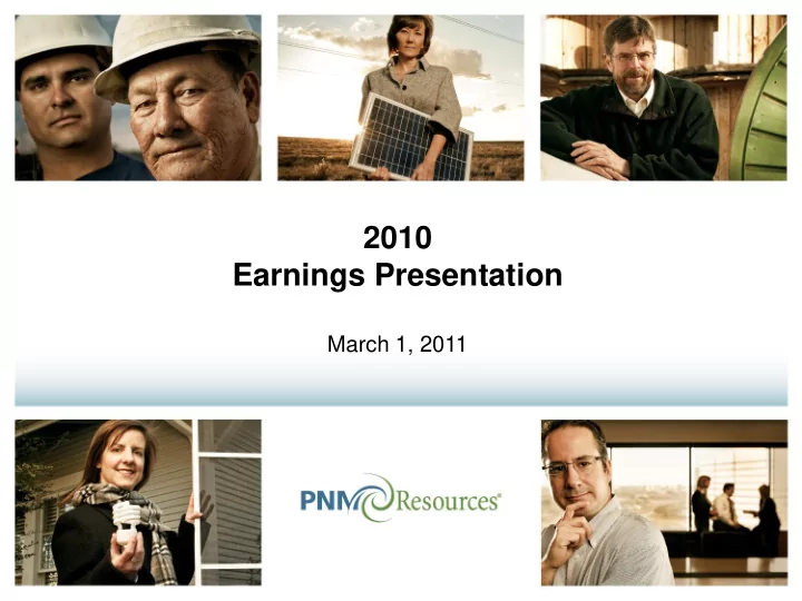 earnings presentation