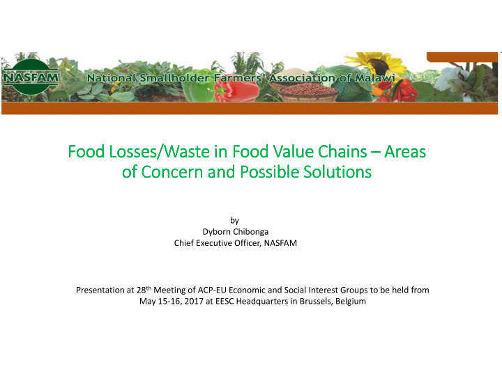 food losses waste in food value chains food losses waste