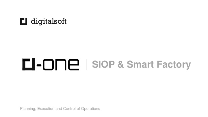 siop smart factory