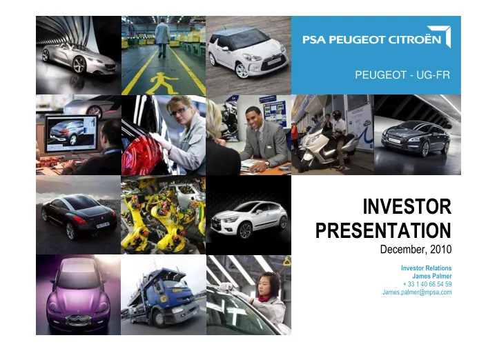 investor presentation