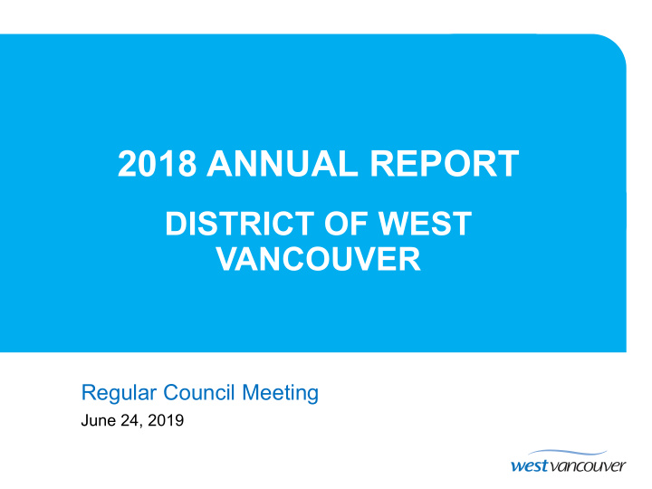 2018 annual report