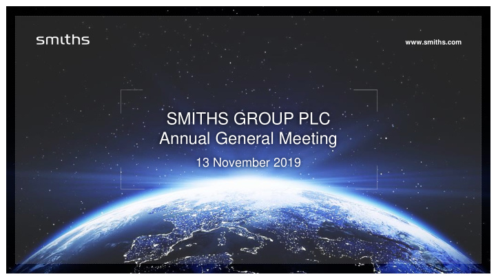 smiths group plc