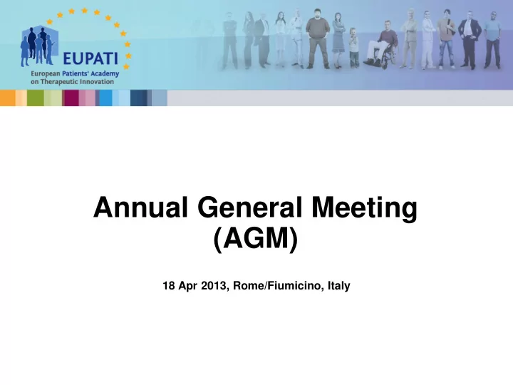 annual general meeting agm