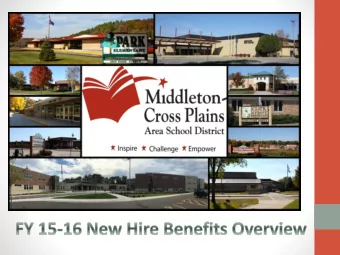 Welcome New Hire!! Middleton-Cross Plains School District -  Department of Business and Employee