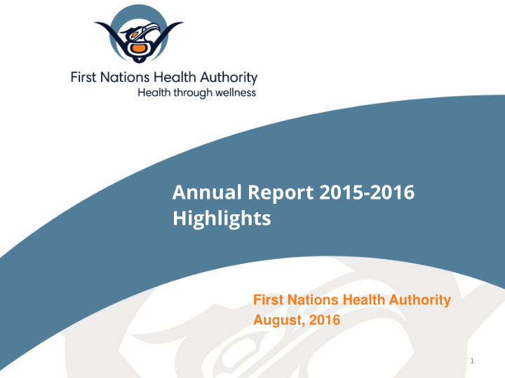 annual report 2015 2016 highlights