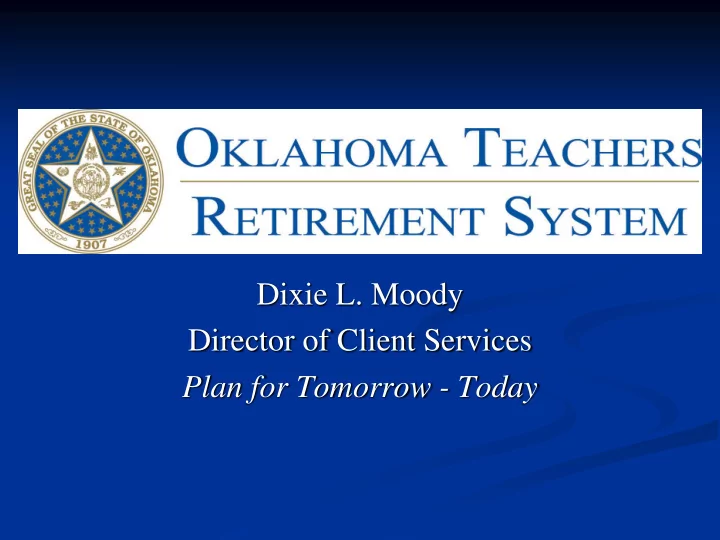 director of client services