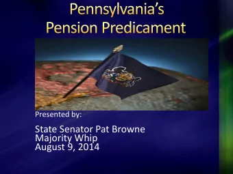Majority Whip  August 9, 2014 Question  What  is an Actuary?  Answer:  Someone who  found