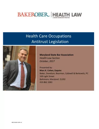 Risk Management Compliance  Informed Consent   Health Care Occupations Antitrust Legislation