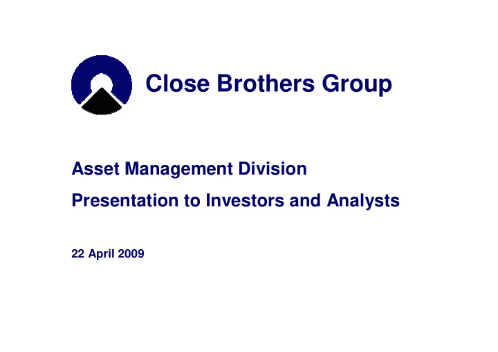 close brothers group