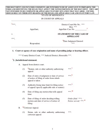 1  THIS DOCUMENT AND INCLUDED COMMENTS ARE INTENDED TO BE OF ASSISTANCE IN PREPARING THE  FORM AND