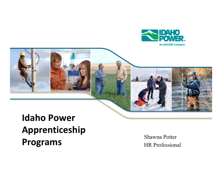 idaho power apprenticeship