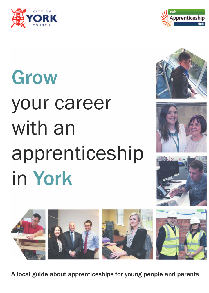 grow your career with an apprenticeship in york