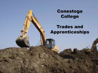 Trades and  Apprenticeships  What is an apprenticeship ?  on-the-job training program for people