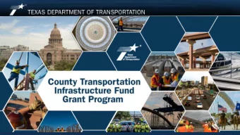 Date  County Judges &amp; Commissioner Association of Texas  October 8, 2019  County Transportation