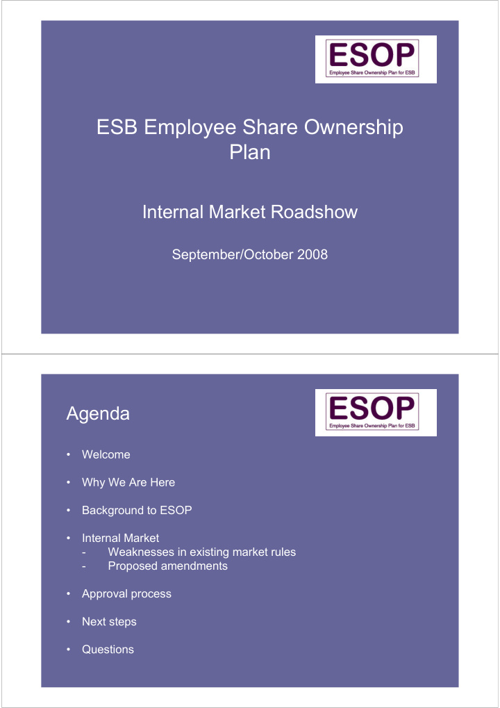 esb employee share ownership plan