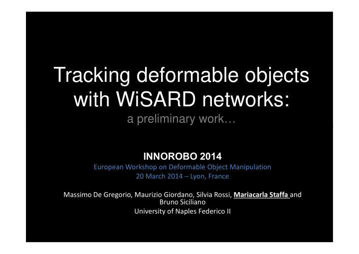 tracking deformable objects with wisard networks