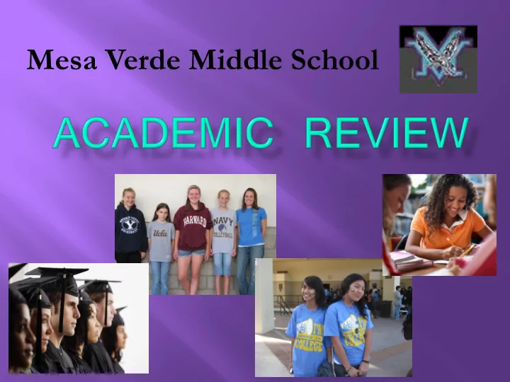 mesa verde middle school