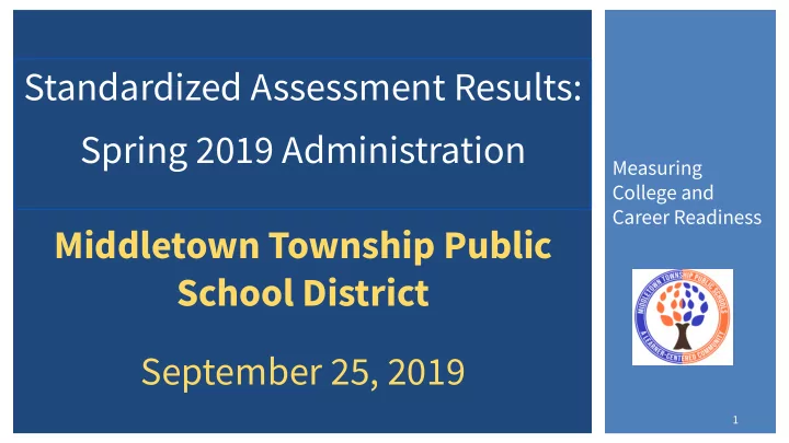 college and career readiness middletown township public