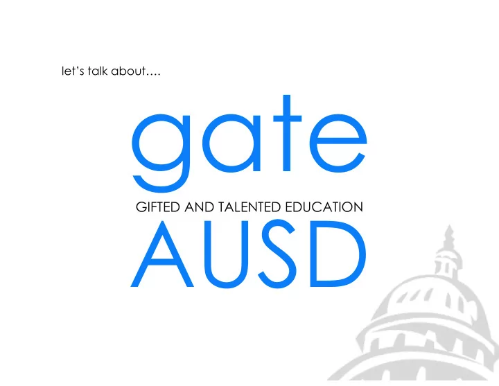 gate