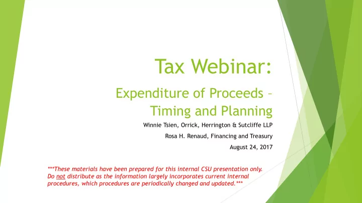 tax webinar