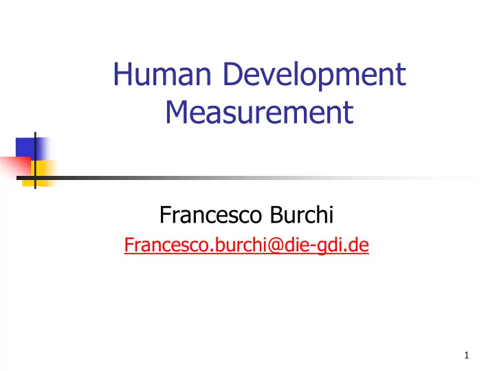human development