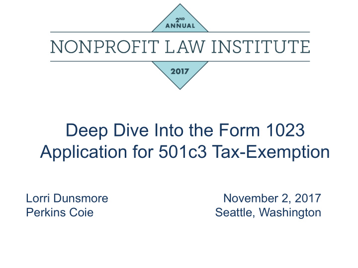 deep dive into the form 1023 application for 501c3 tax