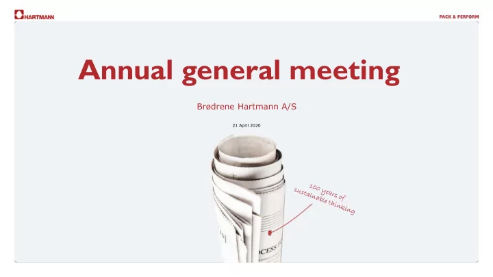 annual general meeting