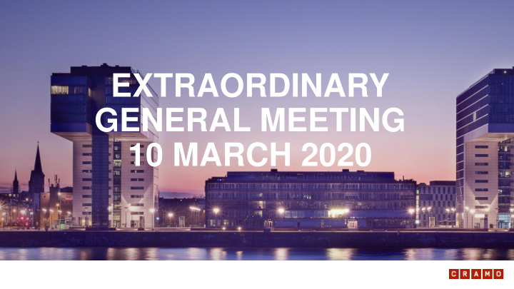 extraordinary general meeting