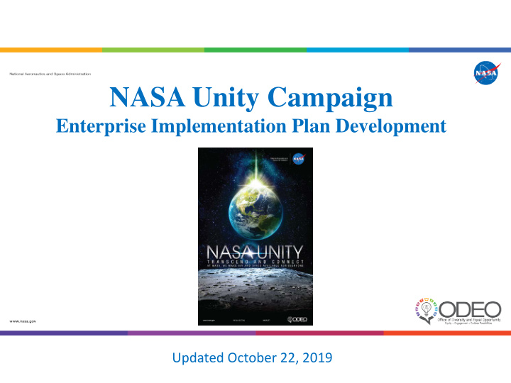 nasa unity campaign