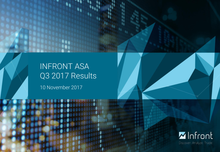 infront asa q3 2017 results