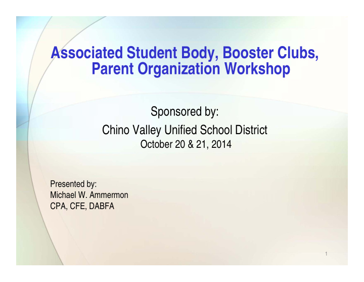 associated student body booster clubs parent organization