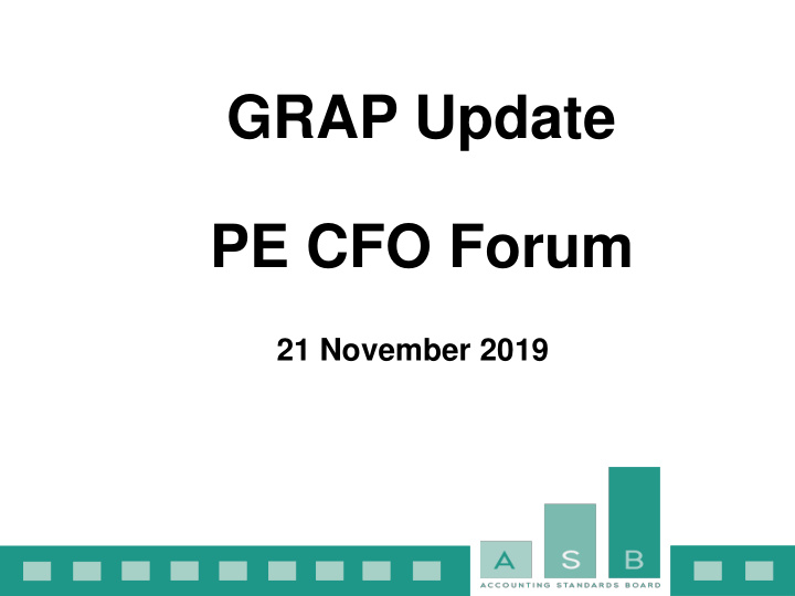 grap update pe cfo forum