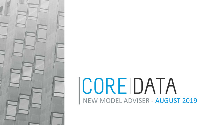 new model adviser august 2019