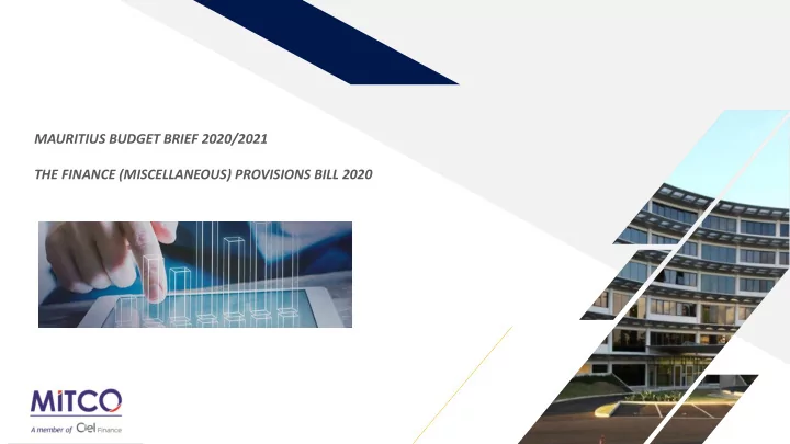 mauritius budget brief 2020 2021 the finance