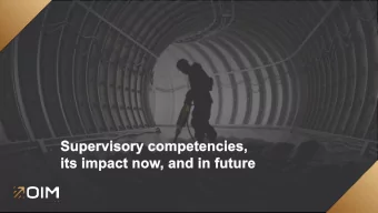 About OIM  Analyse.  Improve.  Sustain.    Proven track record since 1985    Partners with