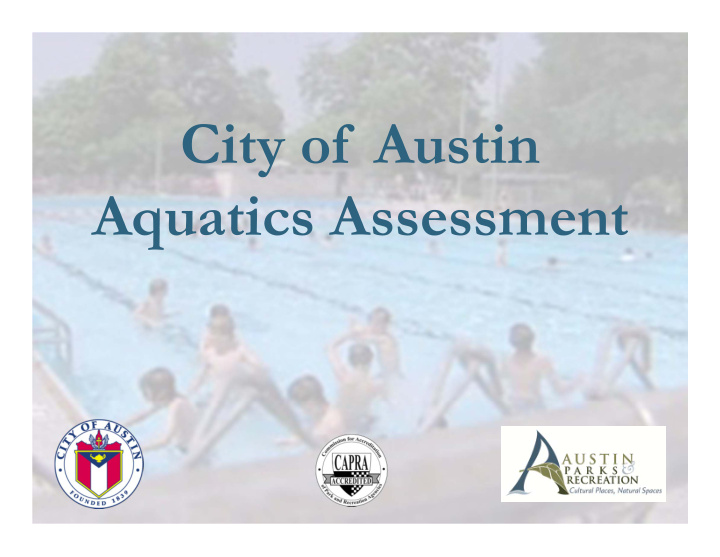 city of austin aquatics assessment meeting agenda