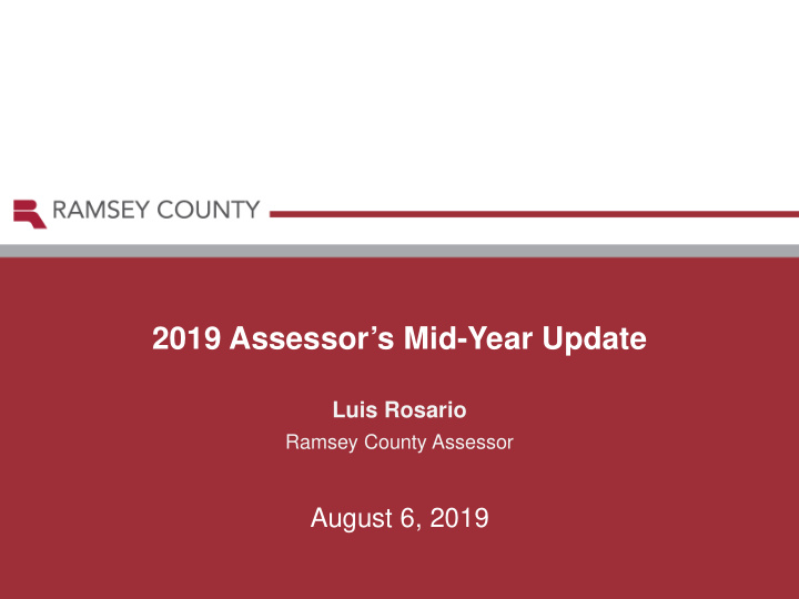 2019 assessor s mid year update