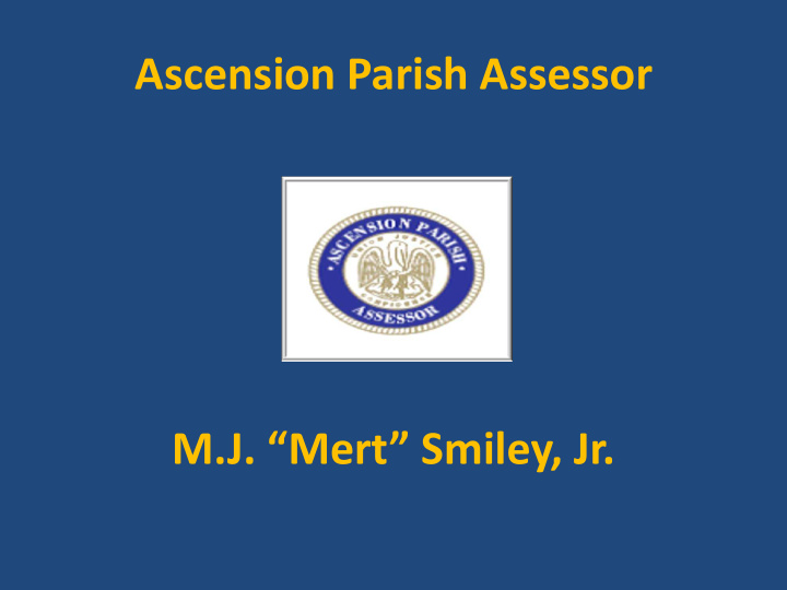 ascension parish assessor