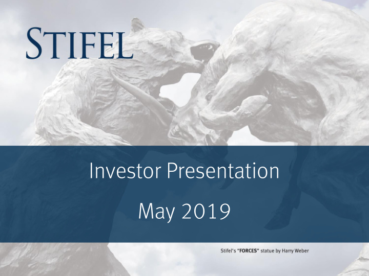 investor presentation may 2019