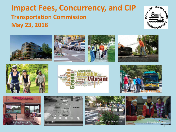 impact fees concurrency and cip