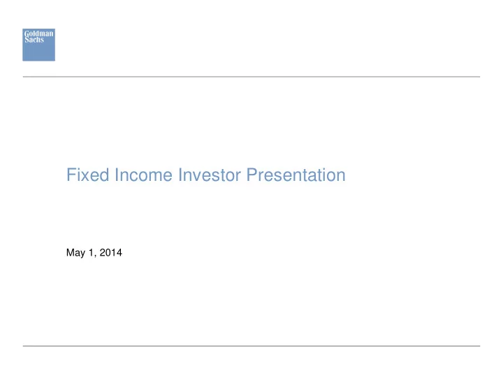 may 1 2014 cautionary note on forward looking statements