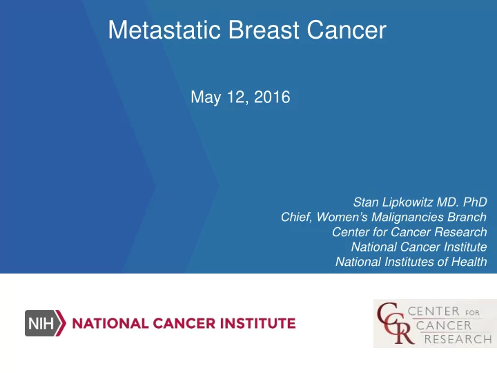 metastatic breast cancer