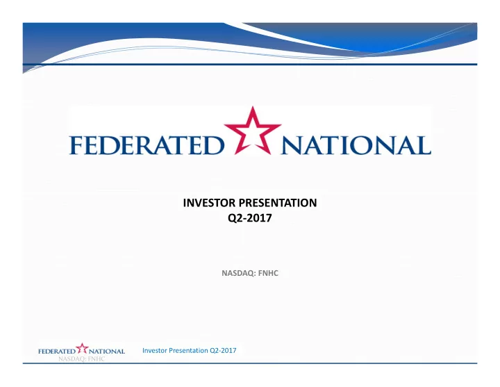investor presentation q2 2017