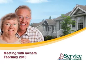 Meeting with owners  February 2010  What is a condominium?  A form of ownership  Private ownership