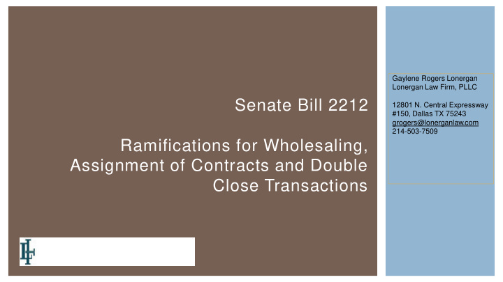 senate bill 2212