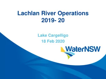 2019- 20  Lake Cargelligo  18 Feb 2020  Recent Rainfall  10-2-20 24hrs  9-2-20 24hrs  WaterNSW