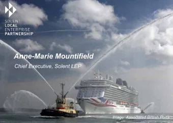 Anne-Marie Mountifield  Chief Executive, Solent LEP  Image: Associated British Ports  01SOLENT LEP
