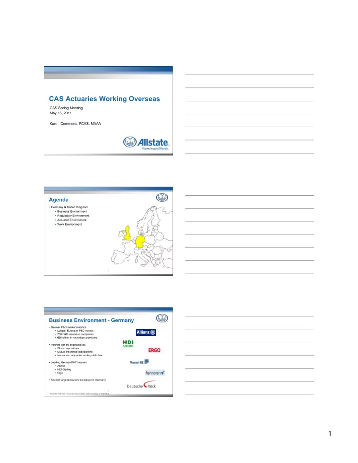 cas actuaries working overseas