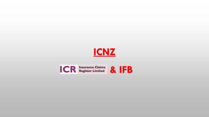 icnz icr ifb icr analysis icr analysis icr investigations